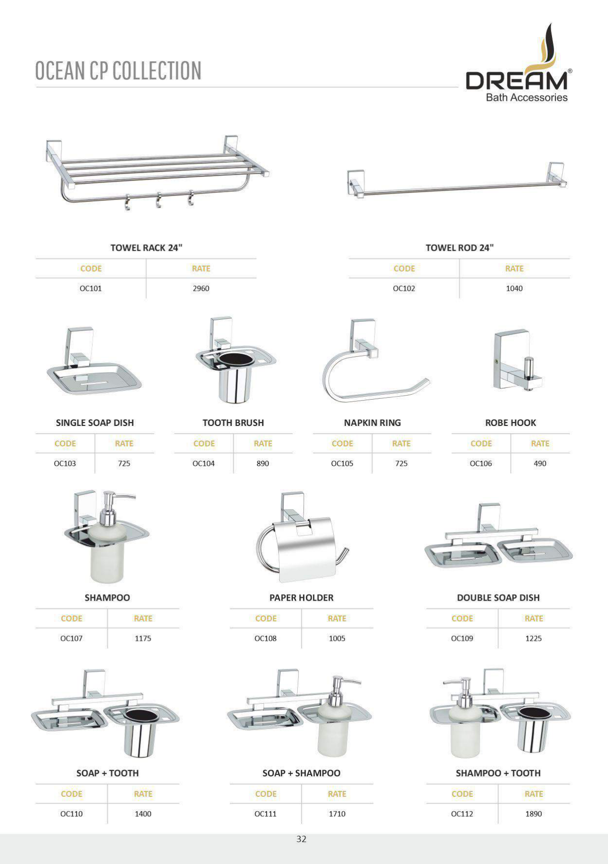 OCEAN, RICH & DOVE Variants